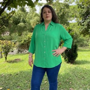 Bluson verde tallas grandes