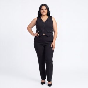Conjunto negro talla plus