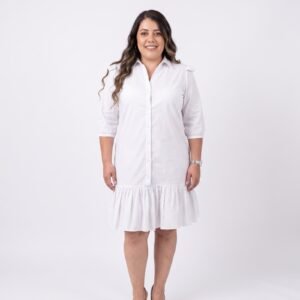 Vestido blanco con bolero